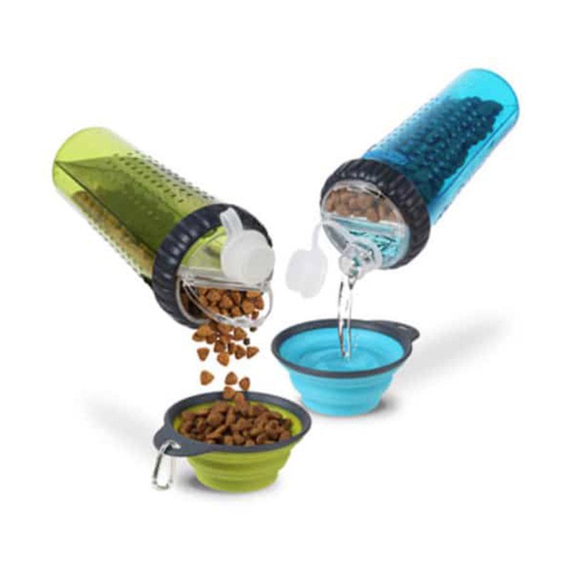 Dexas Snack Duo Pet Feeder