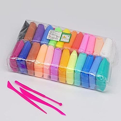 24 Piece Super Light Air Crafting Clay