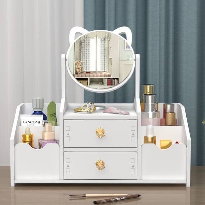 Cat Ears Cosmetic Organizer Large