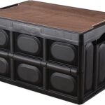 MnM Box Deals | Foldable Storage Bin With Wooden Lid