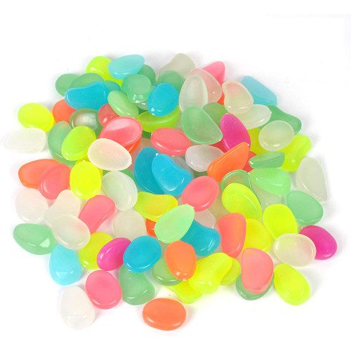 Glow In The Dark Pebbles 100 Pieces