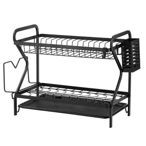 Zigzag Double Dish Drying Rack