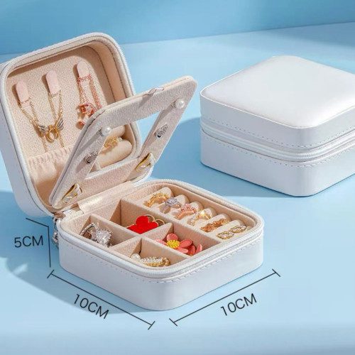 Mnm Box Deals | Pu Zipper Jewelry Case Pu Zipper Jewelry Case - Image 5