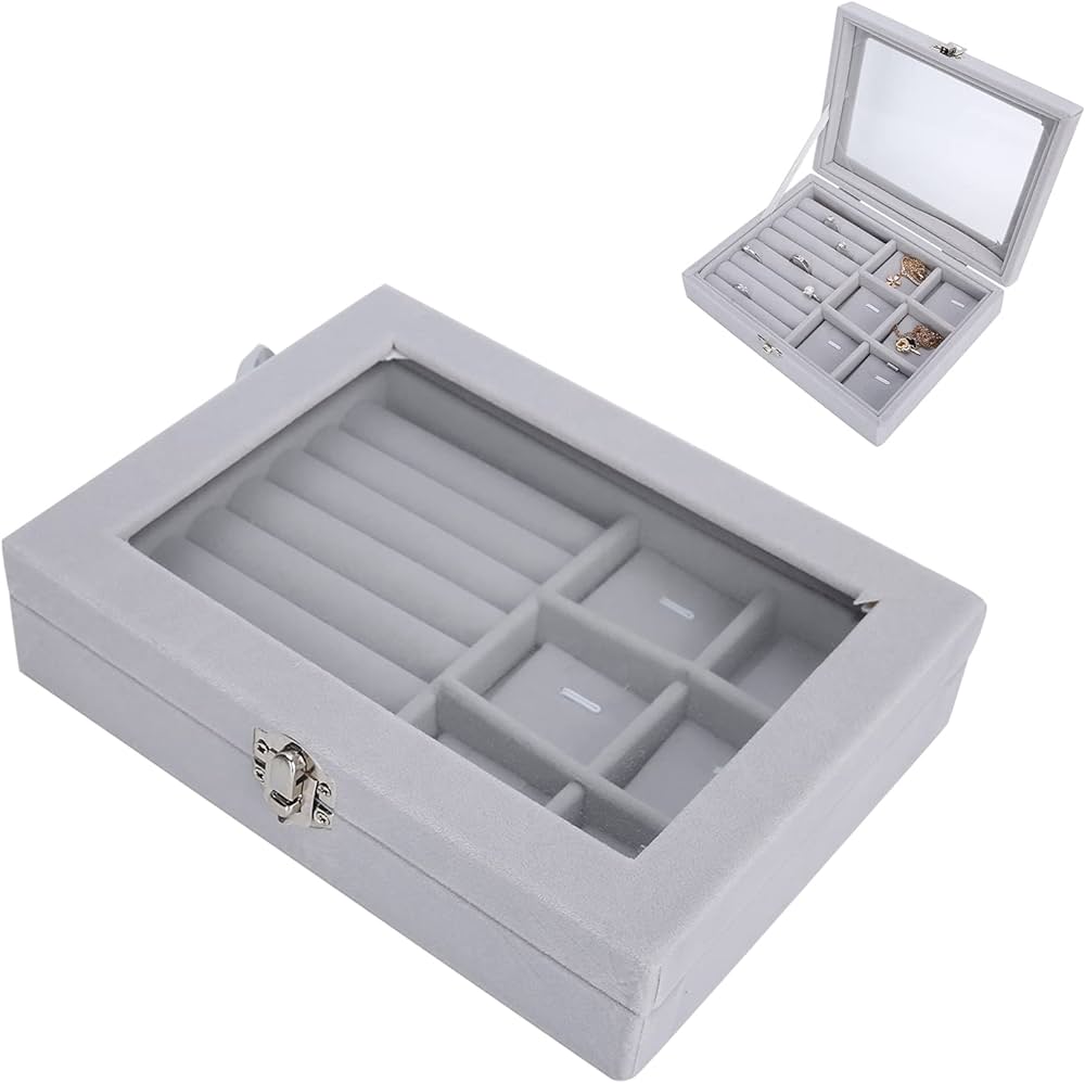 Compact Velvet Jewelry Storage