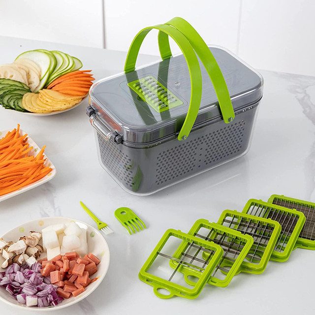 Mnm Box Deals | 22 Piece Multi-Functional Vegetable Slicer 22 Piece Multi-functional Vegetable Slicer - Image 2