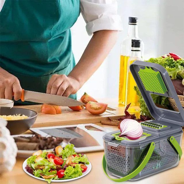 Mnm Box Deals | 22 Piece Multi-Functional Vegetable Slicer 22 Piece Multi-functional Vegetable Slicer - Image 3