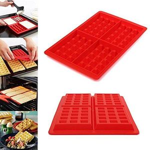 Mnm Box Deals | Silicone Waffle Tray 4 Cavities Waffle Mold Silicone Waffle Tray 4 Cavities Waffle Mold - Image 5