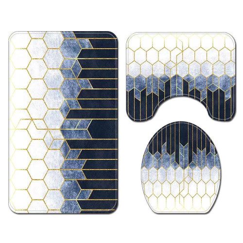 Mnm Box Deals | 3 Tone 3 Piece Bathroom Mats 3 Tone 3 Piece Bathroom Mats