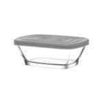 MnM Box Deals | LAV 1 Piece 375ml Rectangular Jar Grey Lid