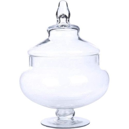 Candy Jar Glass with a Lid - Large