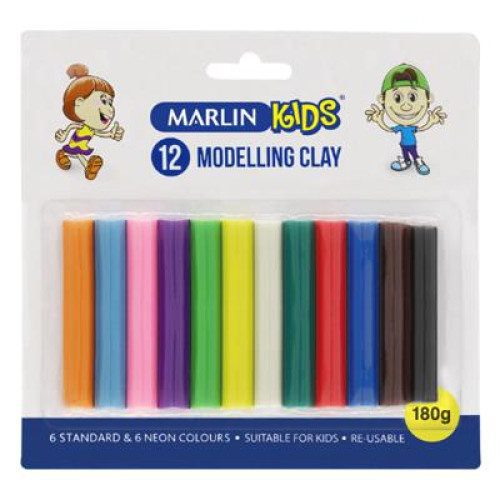 Marlin 12 Modelling Clay 6 Neon 6 Standard