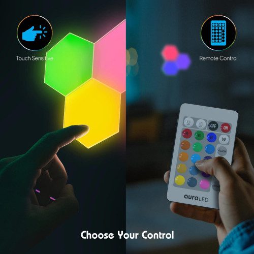 Mnm Box Deals | 3 Piece Remote Control Hexagon Led Lights 3 Piece Remote Control Hexagon Led Lights - Image 2