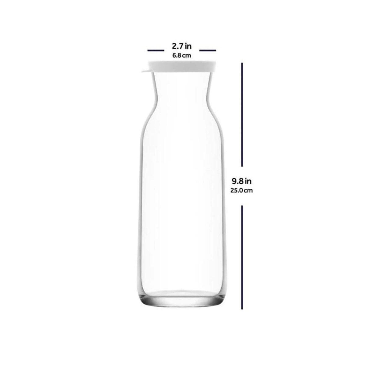 Mnm Box Deals | Lav Glass Carafe Water Bottle W/Silicone Lid LAV Glass Carafe Water Bottle w/Silicone Lid - Image 6