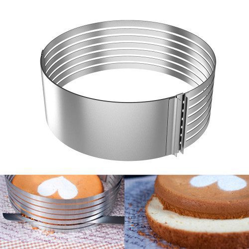 Mnm Box Deals | Adjustable Cake Slicer Ring 24-30 Cm Adjustable Cake Slicer Ring 24-30 cm - Image 3