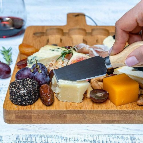 Mnm Box Deals | Bamboo Cheese Board And Knife Set Bamboo Cheese Board and Knife Set - Image 4