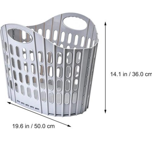 Mnm Box Deals | Plastic Collapsible Foldable Laundry Basket Plastic Collapsible Foldable Laundry Basket - Image 3