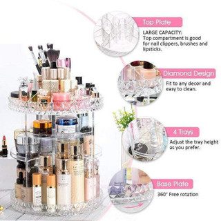 Mnm Box Deals | 360 Degree Rotating Cosmetics Organizer 360 Degree Rotating Cosmetics Organizer - Image 4