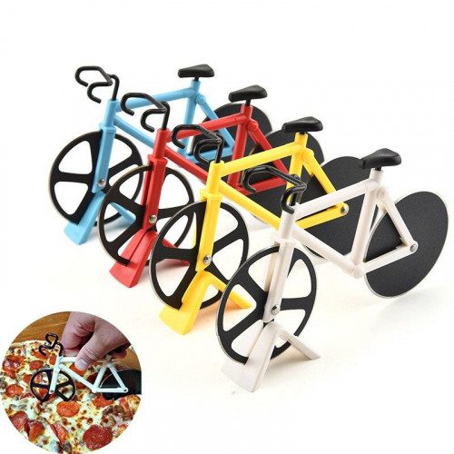 Mnm Box Deals | Bicycle Pizza Cutter With Stand Bicycle Pizza Cutter with Stand - Image 3