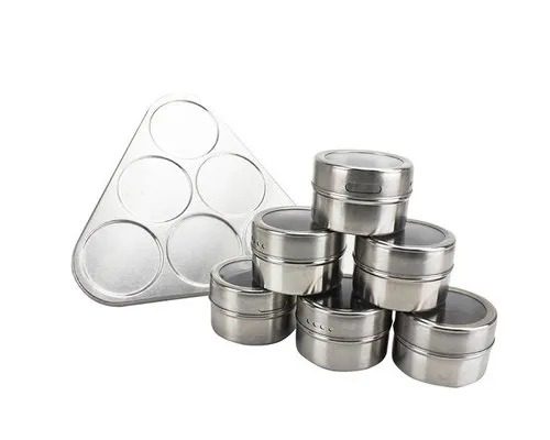 Mnm Box Deals | 6 Piece Magnetic Triangle Spice Rack 6 Piece Magnetic Triangle Spice Rack - Image 4