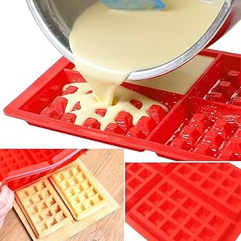 Mnm Box Deals | Silicone Waffle Tray 4 Cavities Waffle Mold Silicone Waffle Tray 4 Cavities Waffle Mold - Image 4