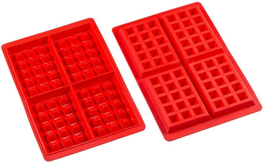 Mnm Box Deals | Silicone Waffle Tray 4 Cavities Waffle Mold Silicone Waffle Tray 4 Cavities Waffle Mold - Image 3