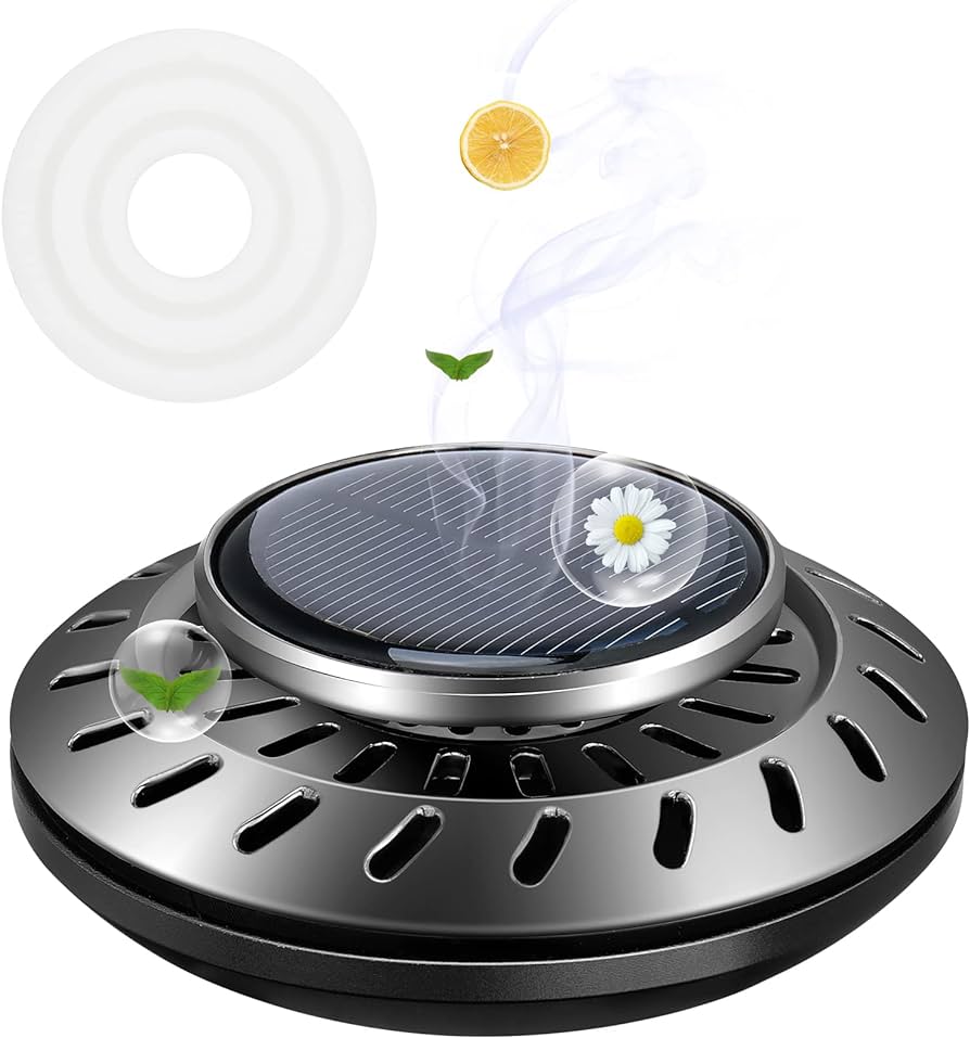 Car Rotating Solar Aromatherapy