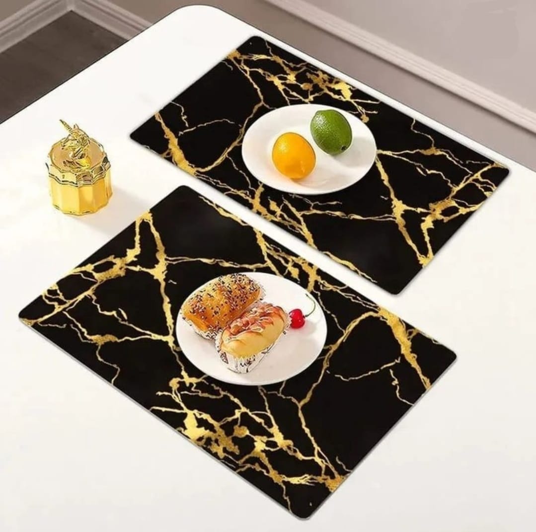 Mnm Box Deals | Marble Inspired Place Mats 6 Piece Marble Inspired Place Mats 6 Piece - Image 4