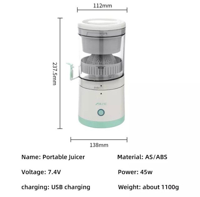 Mnm Box Deals | Portable Electric Citrus Juicer Portable Electric Citrus Juicer - Image 5