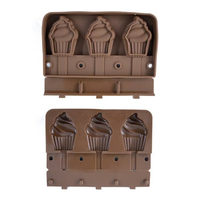 Mnm Box Deals | 3 Cavity Silicone Ice Cream Shaped Cupcake 3 Cavity Silicone Ice Cream Shaped Cupcake