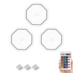 Mnm Box Deals | 3 Piece Remote Control Hexagon Led Lights MnM Box Deals | 3 Piece Remote Control Hexagon Led Lights
