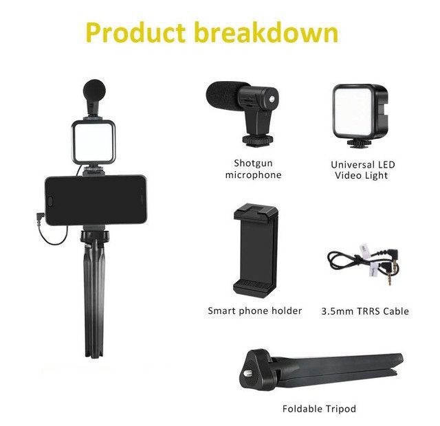 Mnm Box Deals | Vlogging Camera Kit With Led Light Vlogging Camera Kit with LED Light - Image 6
