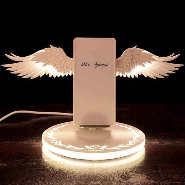 Mnm Box Deals | Angel Wings Wireless Charger Angel Wings Wireless Charger - Image 3
