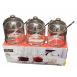 Mnm Box Deals | Besman Set Of 3 Glass Spice Jars MnM Box Deals | Besman Set of 3 Glass Spice Jars