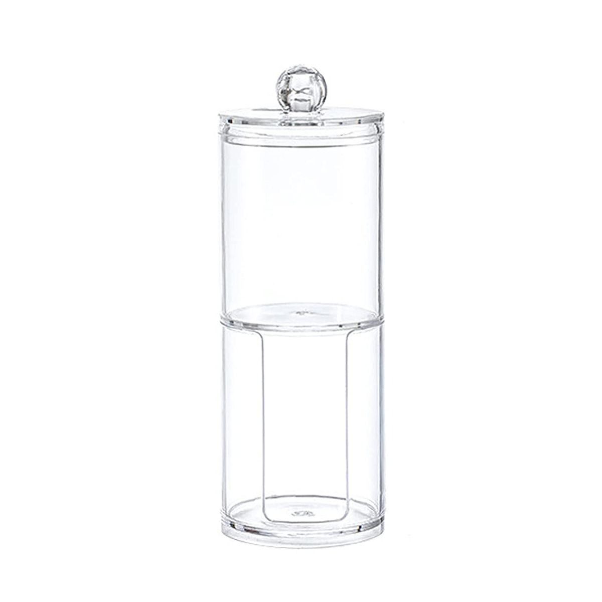 2 Layer Acrylic Cotton Swab Holder