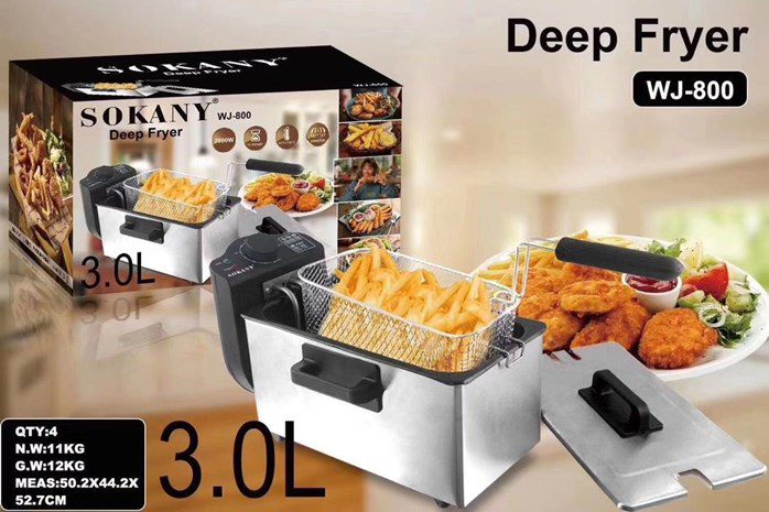 Mnm Box Deals | Sokany Deep Fryer 3.0Lt 2000W Sokany Deep Fryer 3.0Lt 2000W - Image 4