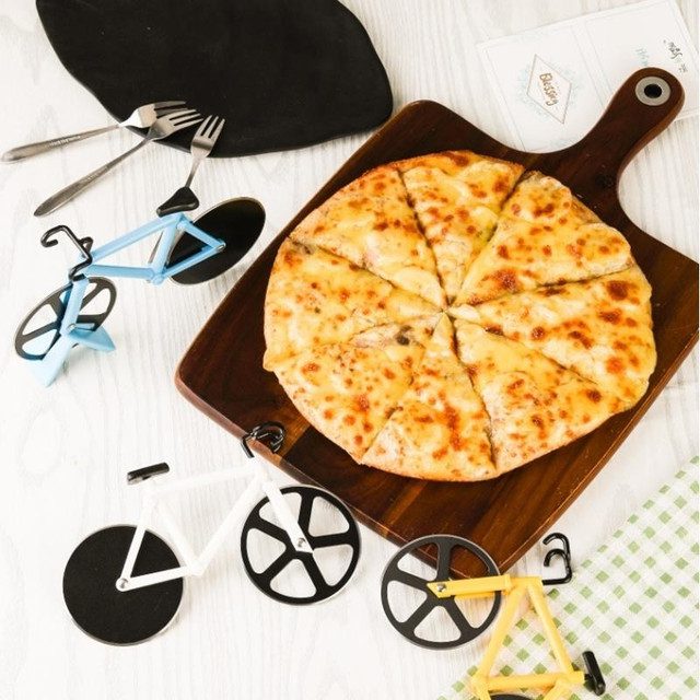 Mnm Box Deals | Bicycle Pizza Cutter With Stand Bicycle Pizza Cutter with Stand - Image 4