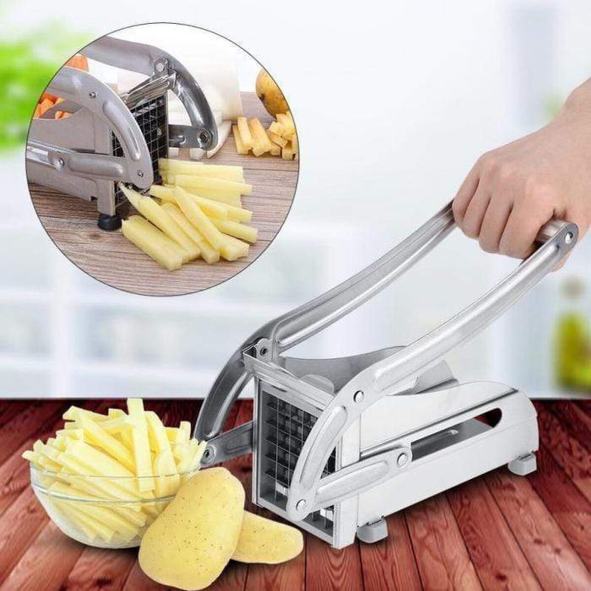Mnm Box Deals | Stainless Steel Potato Chipper Stainless Steel Potato Chipper - Image 2