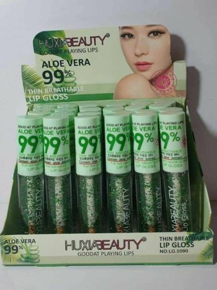 Mnm Box Deals | 99% Aloe Vera Lip Gloss Thin Breathable 99% Aloe Vera Lip Gloss Thin Breathable - Image 3