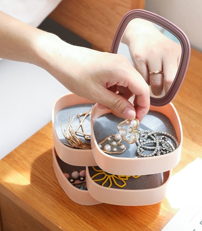 Mnm Box Deals | Rotating Jewelry Organizer - 4 Tier Rotating Jewelry Organizer - 4 Tier - Image 4