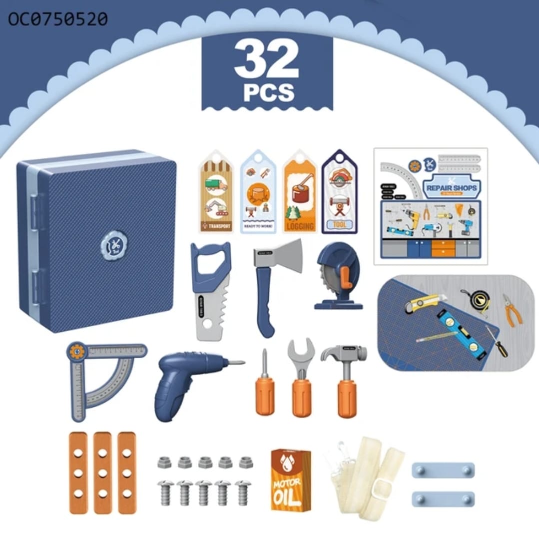 Mnm Box Deals | 32 Piece 2 In 1 Toy Tool Set 32 Piece 2 in 1 Toy Tool Set - Image 3