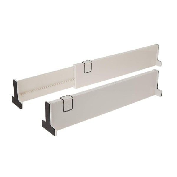 Set of 2 Snap Fit Drawer Dividers