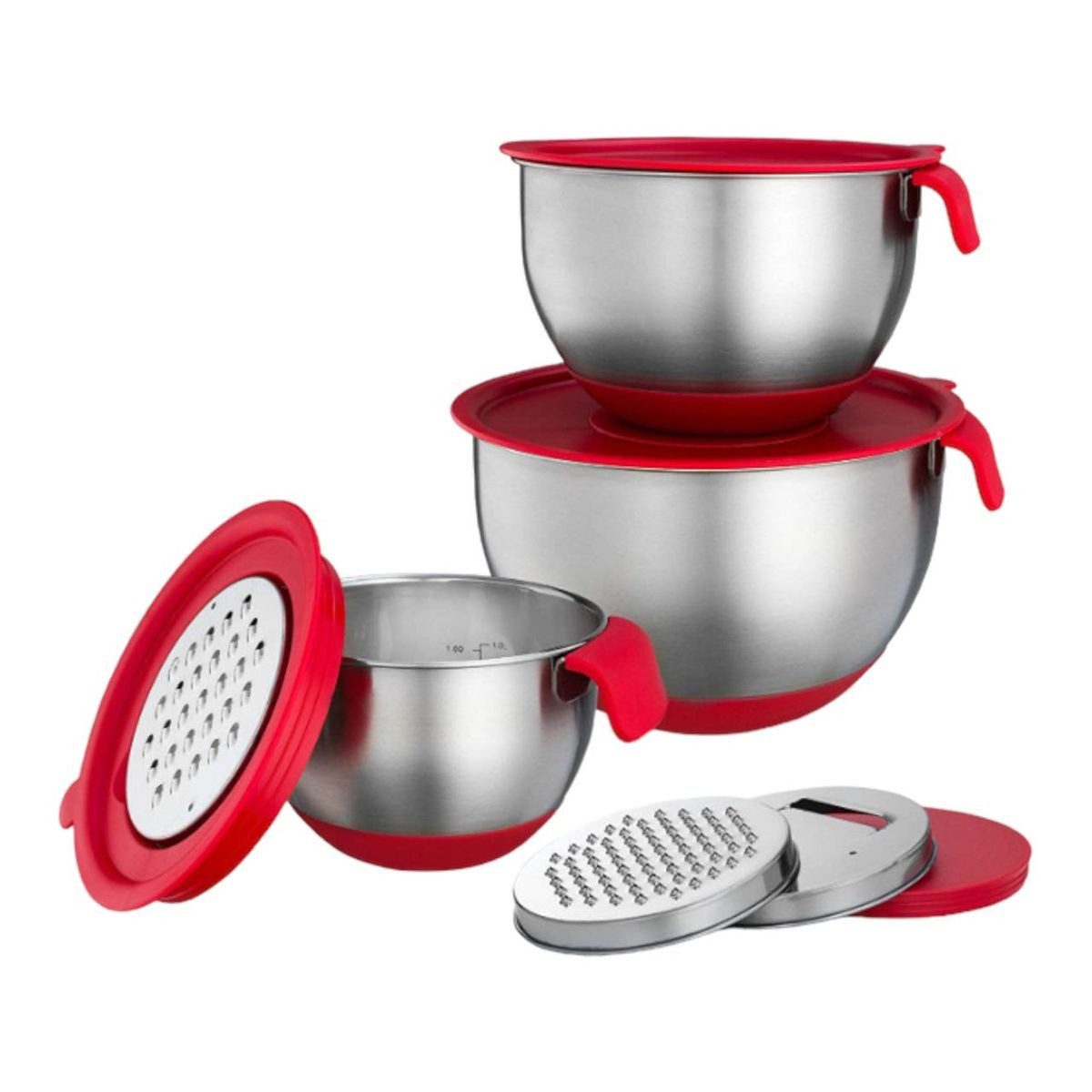 3 Piece Stainless Steel Mixing Bowl