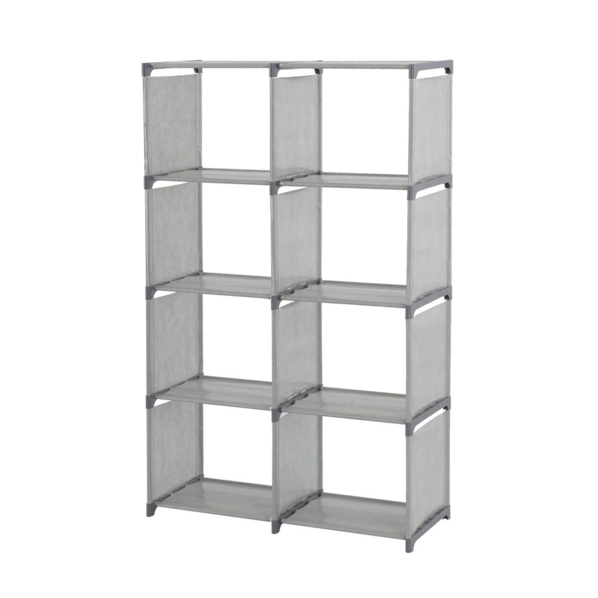 5 Tier Simple Book Shelf Grey