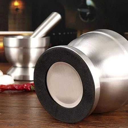 Mnm Box Deals | Stainless Steel Mortar And Pestle Stamper Stainless Steel Mortar and Pestle Stamper - Image 3