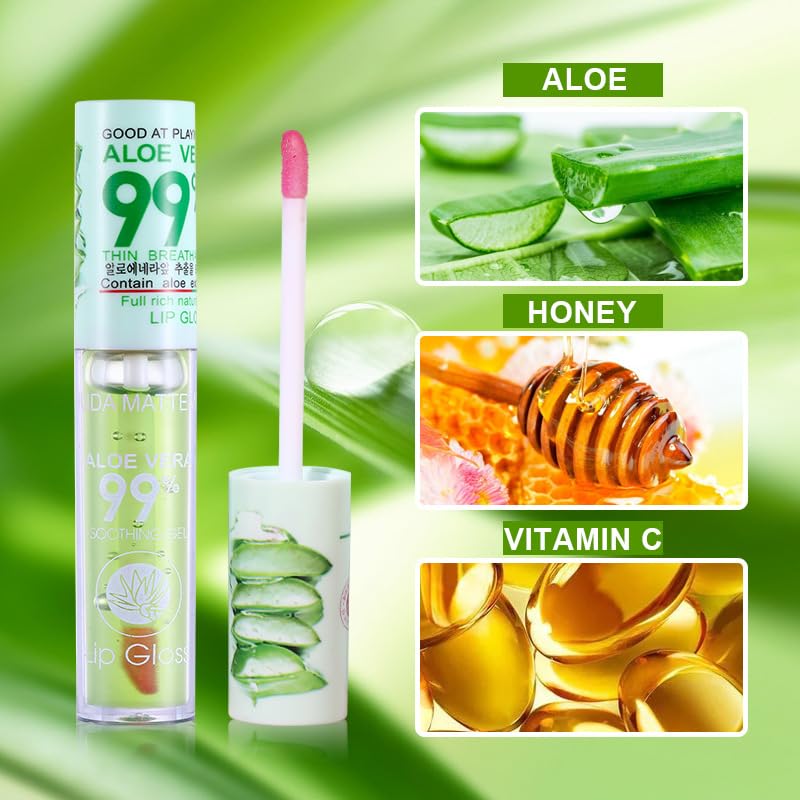 Mnm Box Deals | 99% Aloe Vera Lip Gloss Thin Breathable 99% Aloe Vera Lip Gloss Thin Breathable - Image 5
