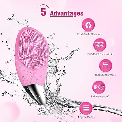 Mnm Box Deals | Sonic Cleanser Facial Brush Sonic Cleanser Facial Brush - Image 4