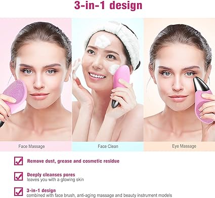 Mnm Box Deals | Sonic Cleanser Facial Brush Sonic Cleanser Facial Brush - Image 3
