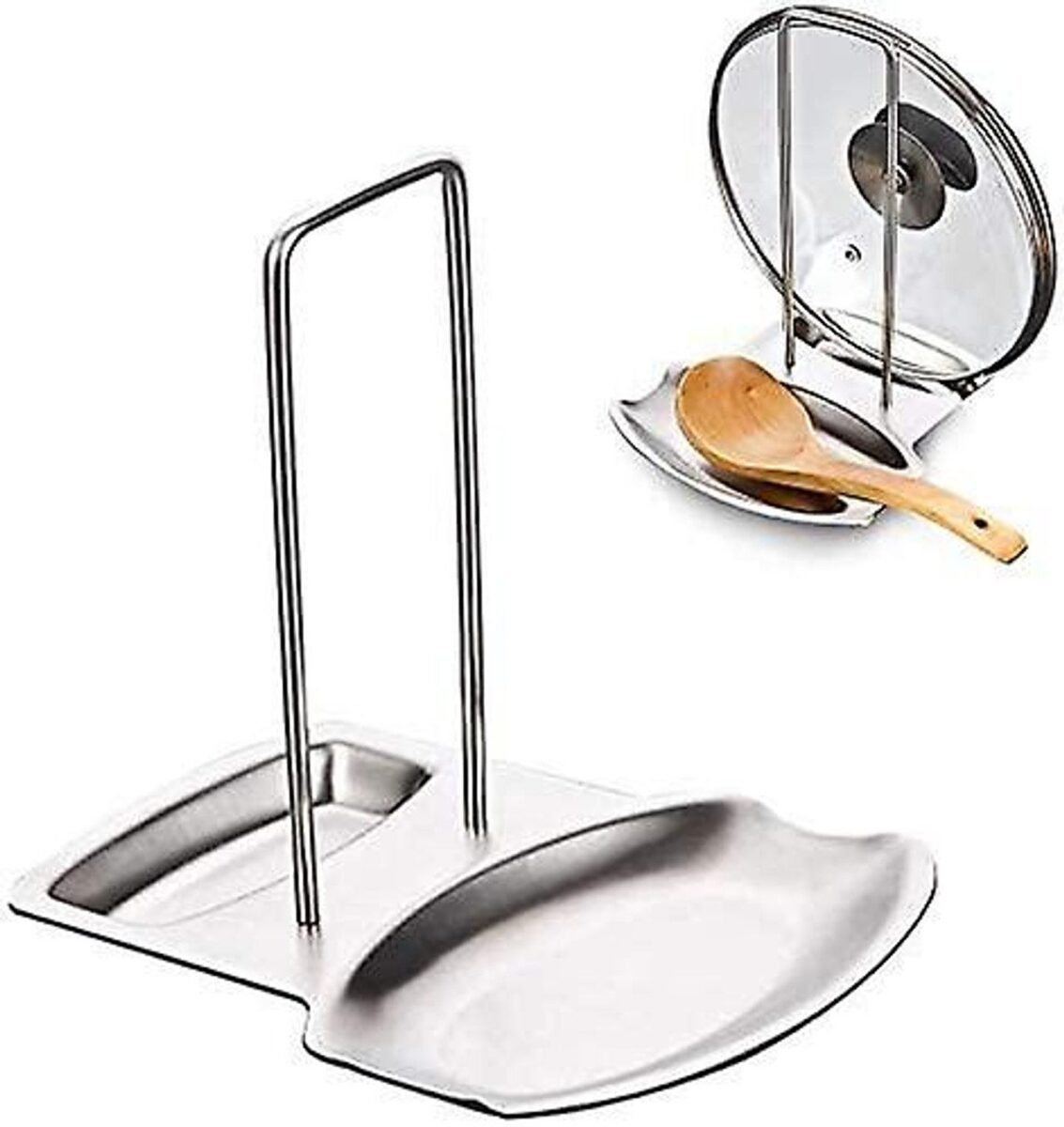 Kitchen Utensil and Pot Lid Stand