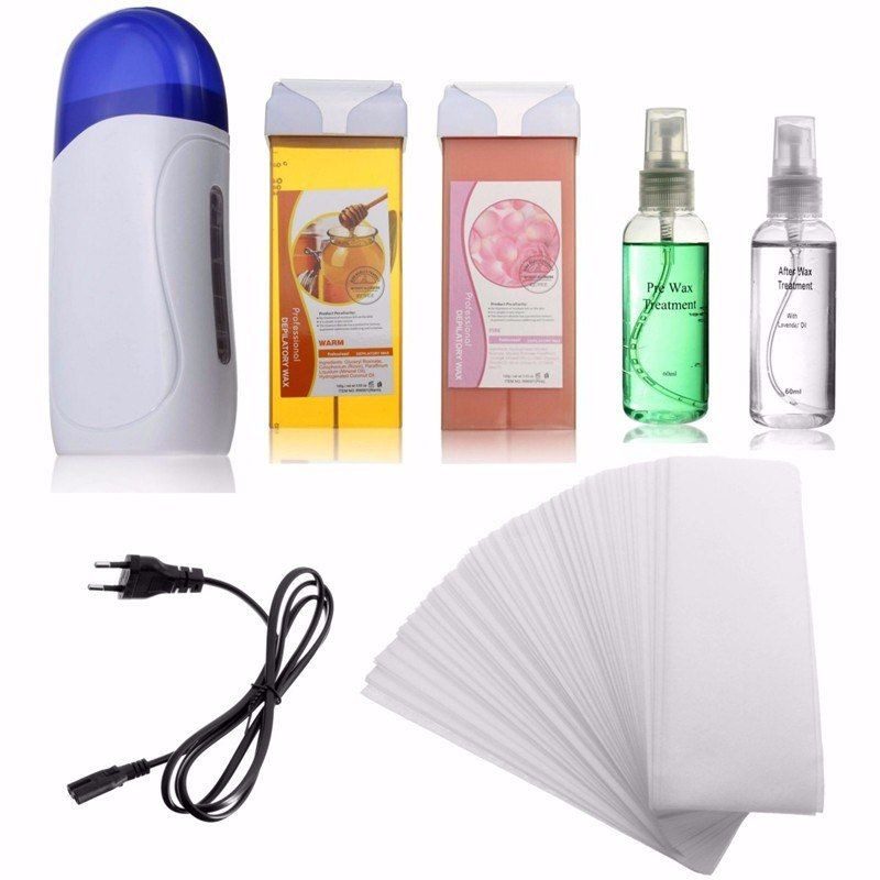 Roll On Hot Depilatory Waxing Kit
