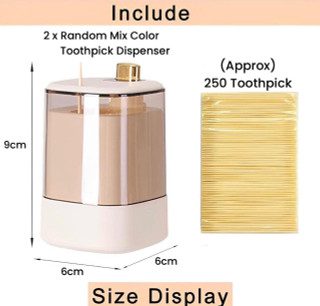 Mnm Box Deals | Automatic Press Toothpick Dispenser Automatic Press Toothpick Dispenser - Image 9